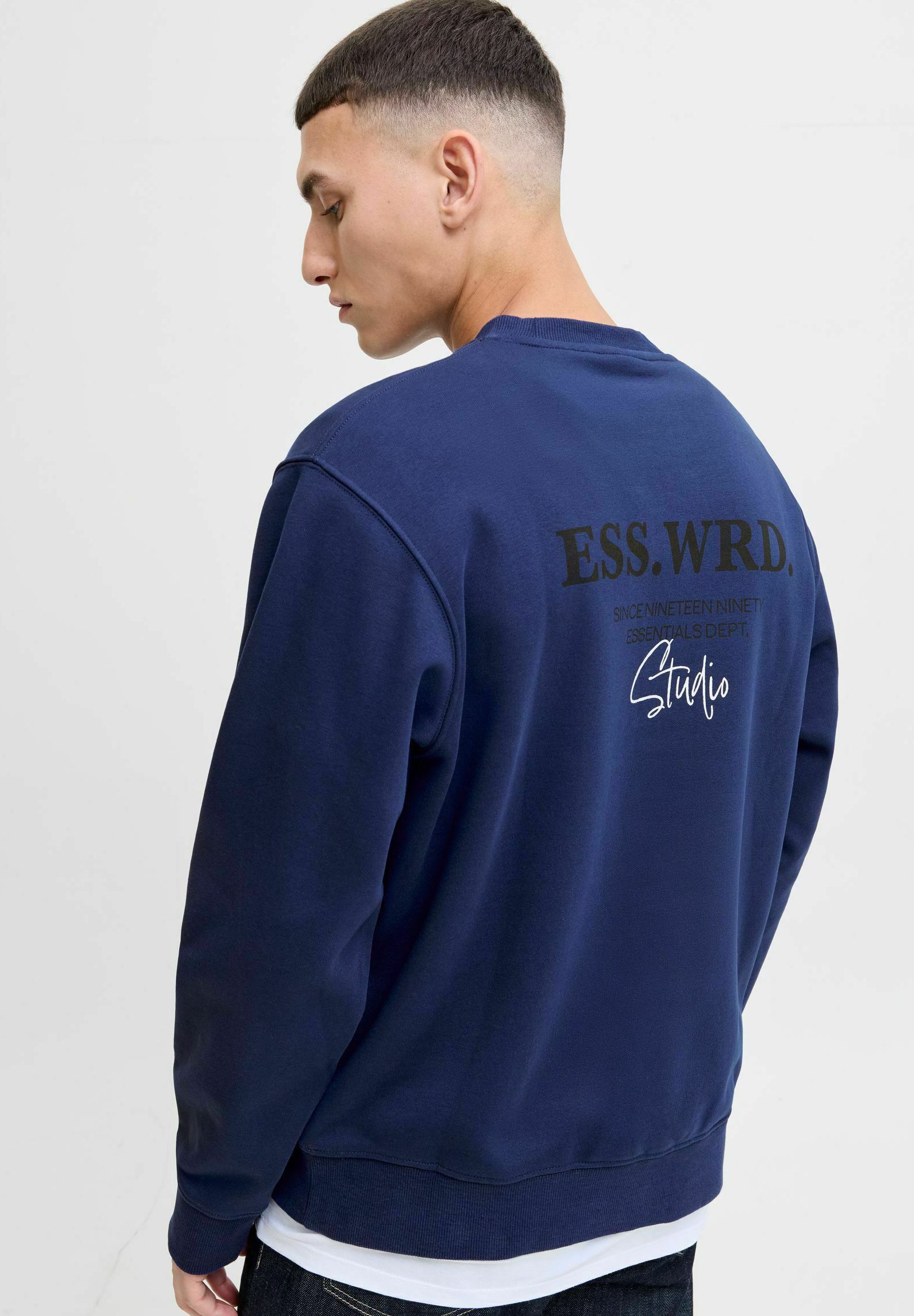 Felpa Jack & Jones JJEURBAN EDGE STUDIO CREW NOOS - Ocean Cavern