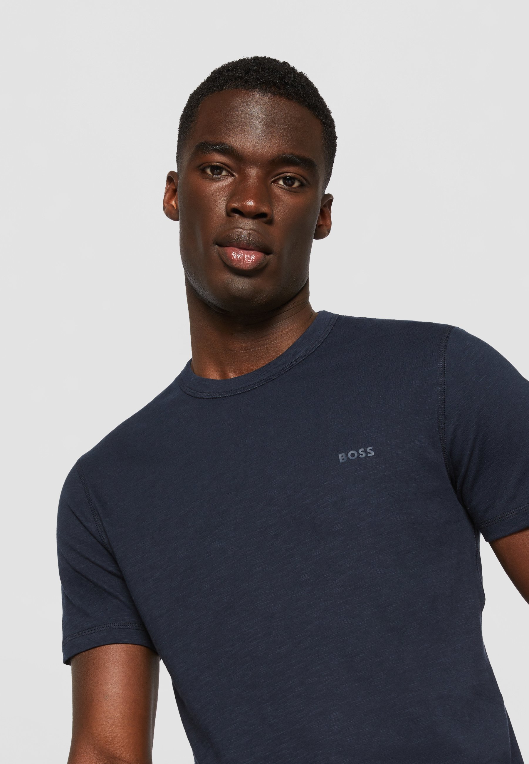 BOSS TEGOOD - Camiseta básica - azul escuro