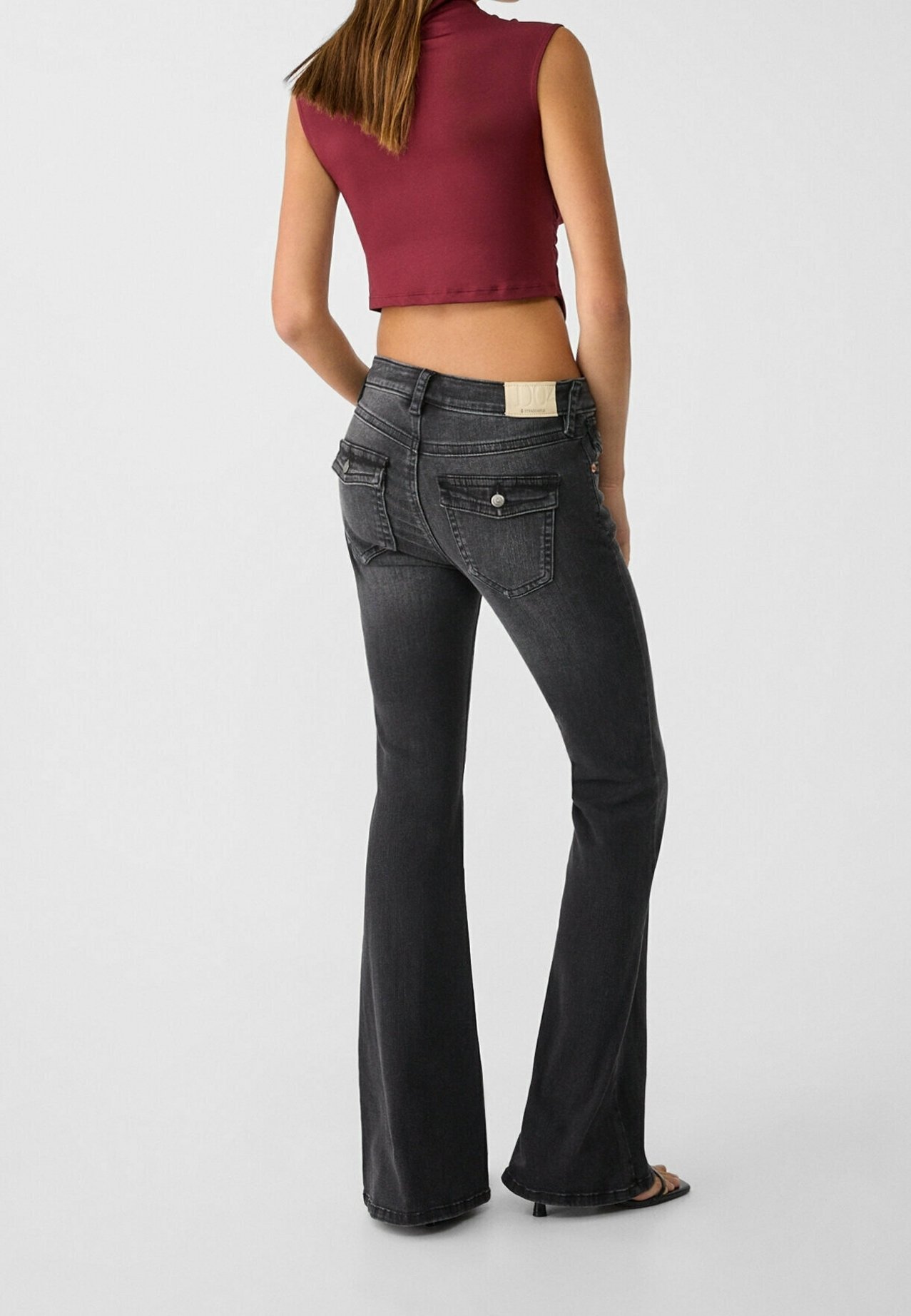 Jean Stradivarius Bootcut - denim gris