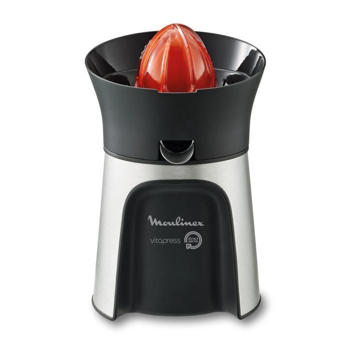 MOULINEX DIRECT SERVE ENTSAFTER 3-KEGEL-SAFTKÖPFE 1 Geschwindigkeit + Rückwärtsgang 150 W Weiß und Grau PC603D10