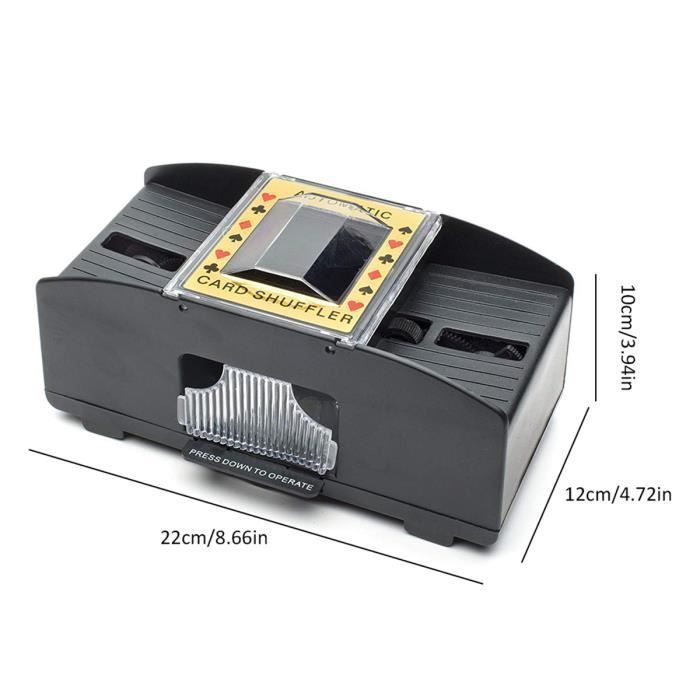 Automatic electric poker card shuffler for home party club