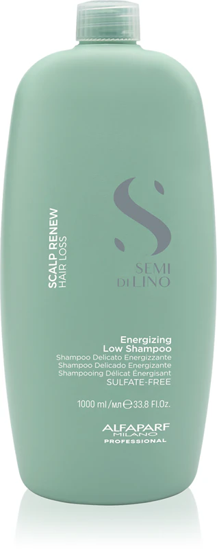 Alfaparf Milano Semi Di Lino Scalp Renew Shampoo Energizante para Cabelos Finos, Ralos e Quebradiços