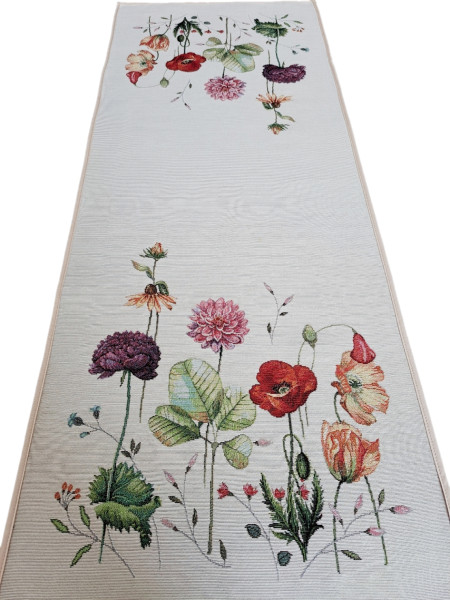 Bieżnik Na Stół 40X100 Cm Dekoracyjny Ozdobny Fiori Natural