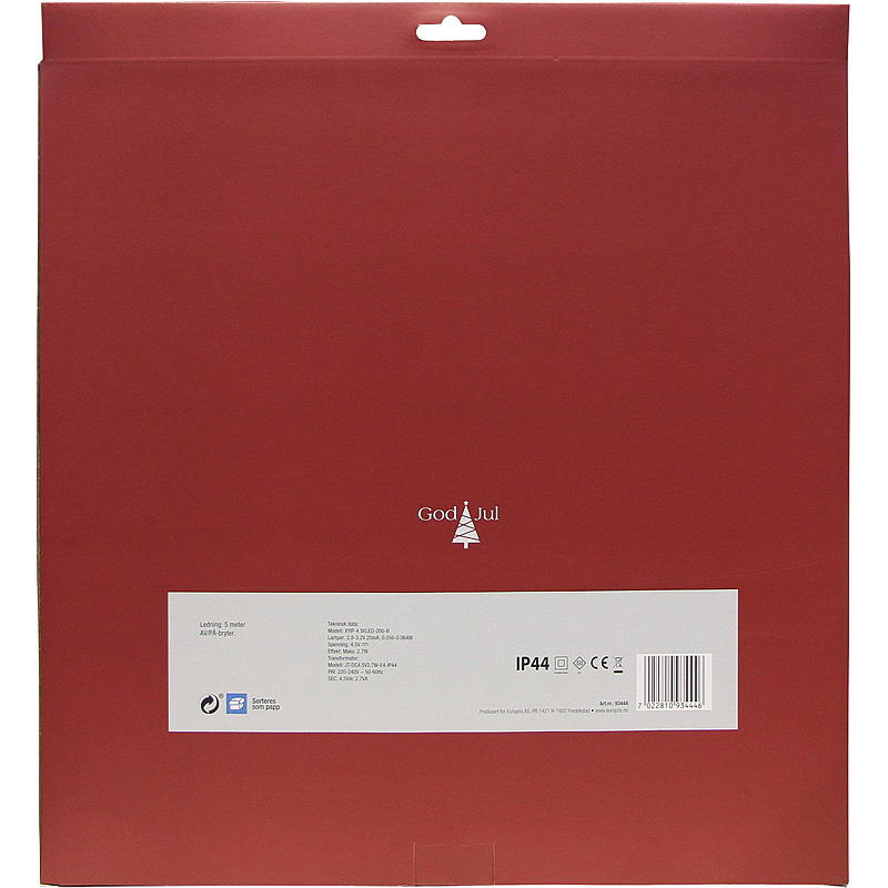 Hjem Lyskæde hjerte 40 cm 200 LED