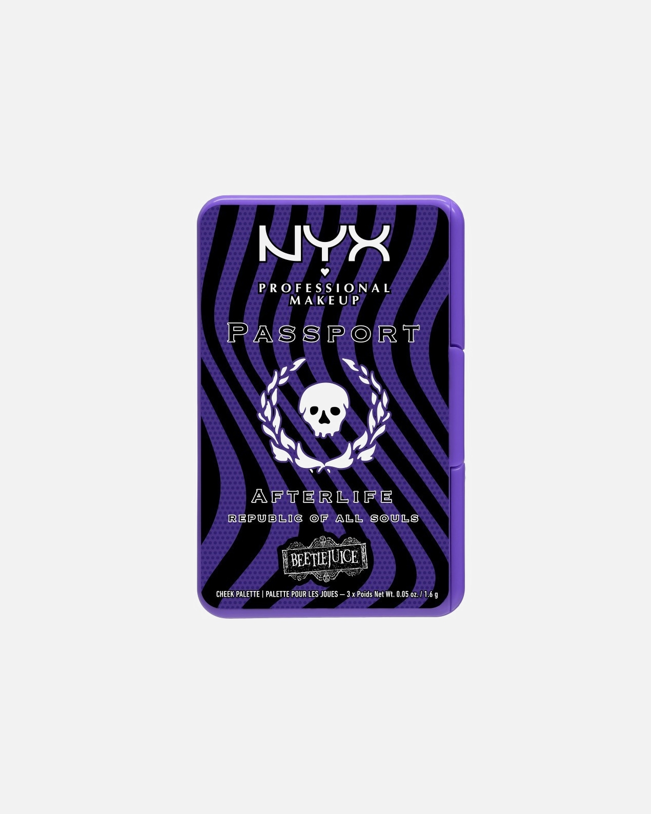 NYX Professional Makeup Blush Beetlejuice Afterlife Passport Cheek Palette - 1 szt