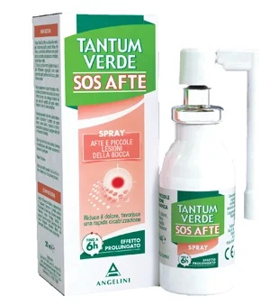 TANTUM Tantum Verde SOS Aphtenspray 20 ml gegen Aphten und kleinere Läsionen im Mund