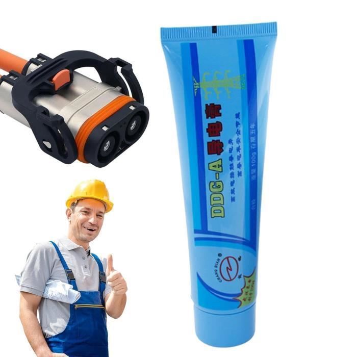 Grasa para contactos eléctricos, grasa de silicona dieléctrica, lubricante eléctrico automotriz de 100 g, lubricante penetrante.