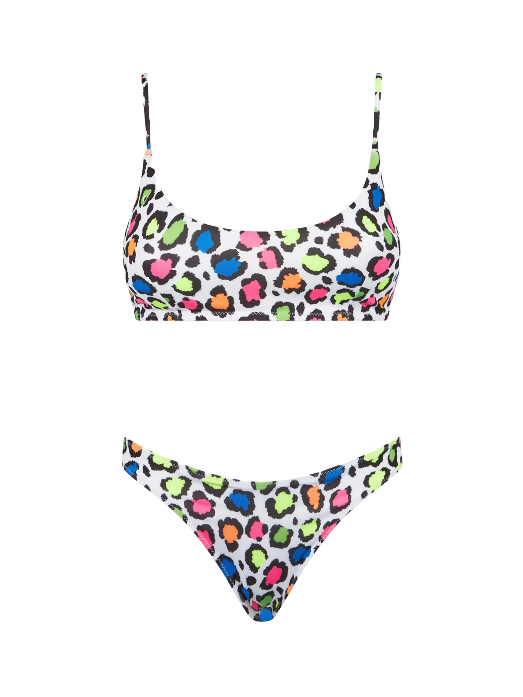 Bralette bikini voor dames met dierenprint
