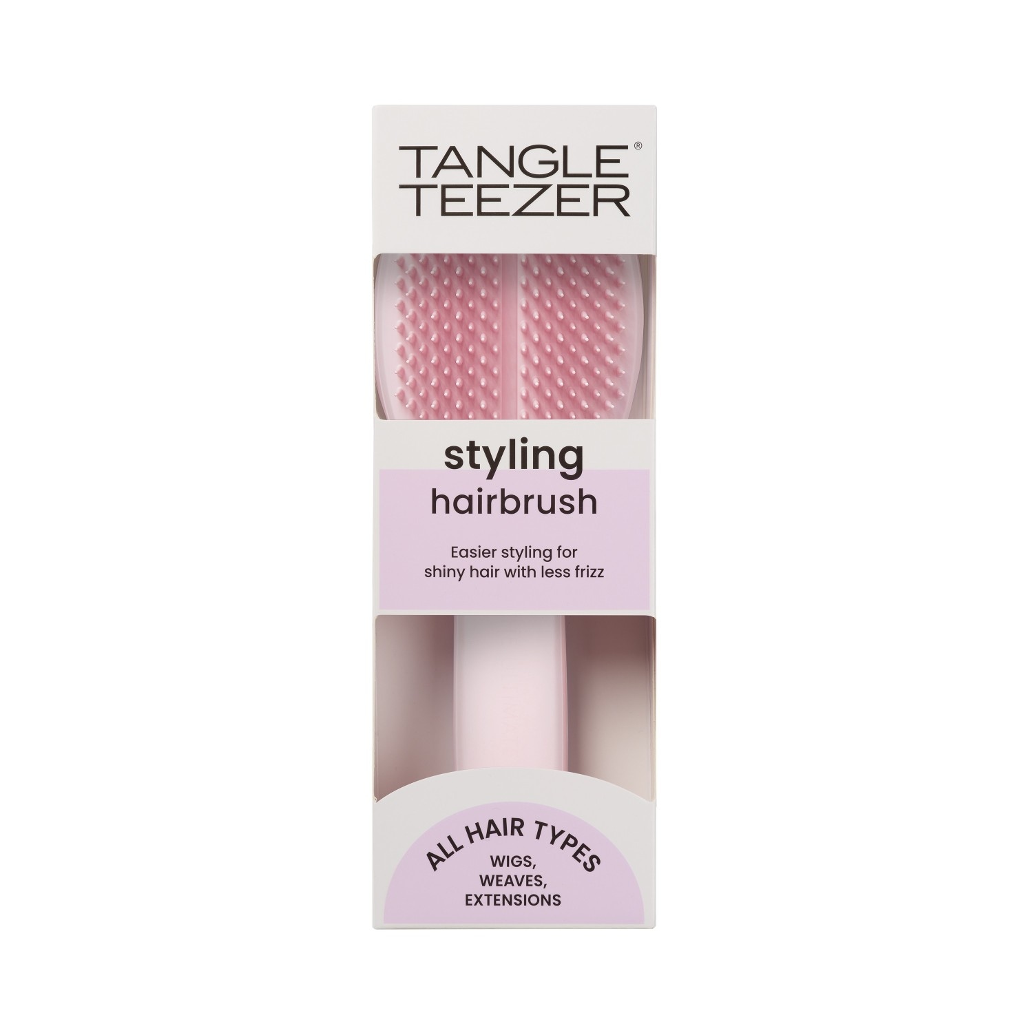Tangle Teezer Flat og Paddle Brushes – Den ultimate hårbørsten i Millennial Pink – 1 stk.