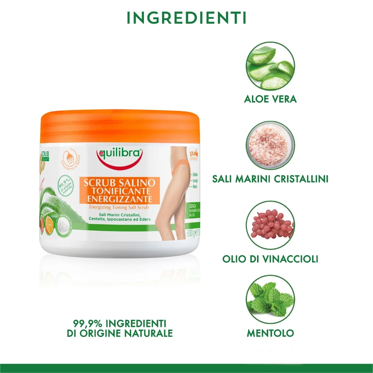 Equilibra Equilibra Toning Salt Peel 600 g Exfoliërende