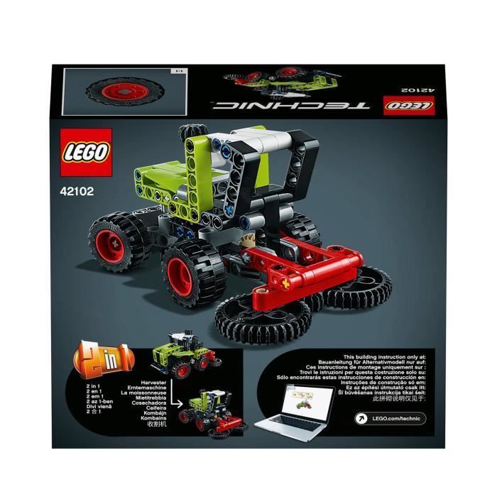 LEGO® Technic 42102 Mini CLAAS XERION Traktor, Mähdrescher-Spielzeug, Geschenk für Kinder, Fahrzeug für Mädchen und Jungen ab 8 Jahren