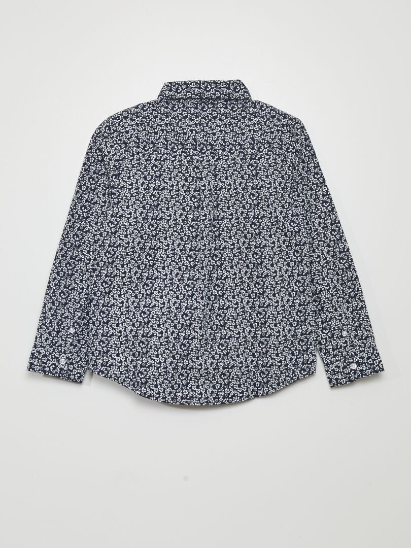 Camisa de popeline - AZUL