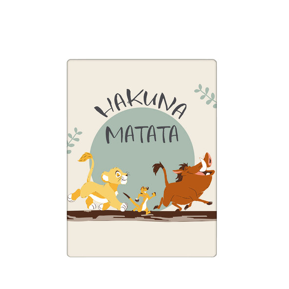 Fleecedecke Hakuna Matata, 130 x 170 εκ
