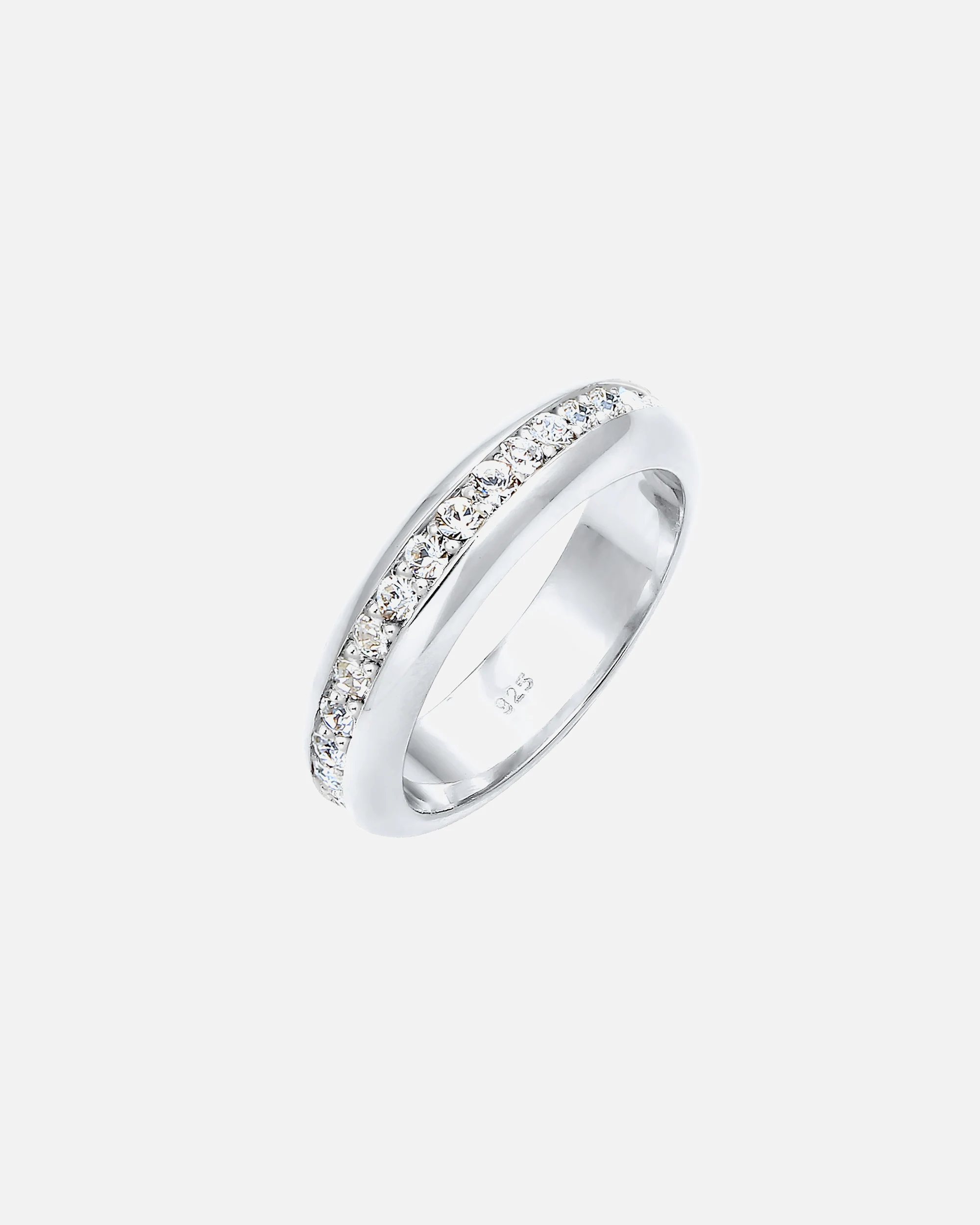Elli PREMIUM Femmes bague de cocktail avec cristaux en argent sterling 925