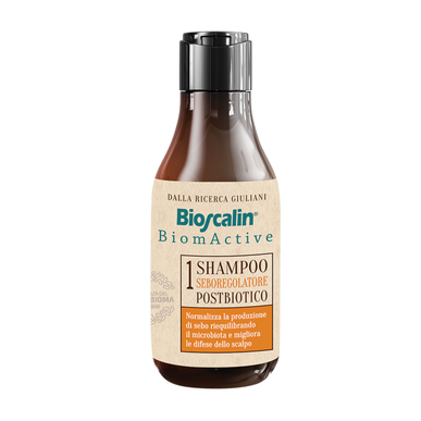 Bioscalin BiomActive Seboregolatore -shampoo PostBiotico Gentle Seborereguloiva Puhdistava Shampoo 200 ml 200 ml