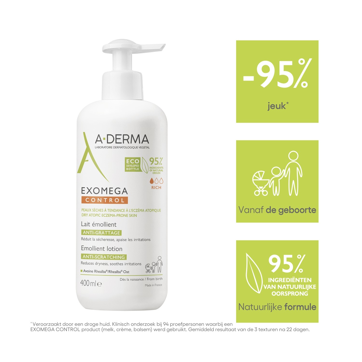 A-DERMA Exomega Control losion za tijelo – 400 ml