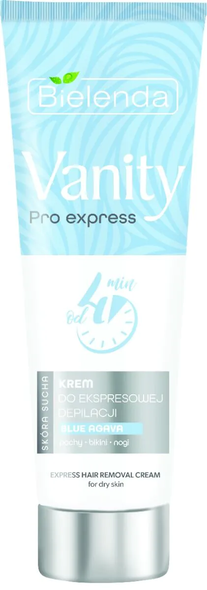 Bielenda Vanity Pro Express Krem do ekspresowej depilacji skóra sucha Blue Agava