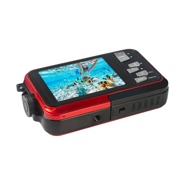 Cameră digitală impermeabilă Realishot WP8000, roșie