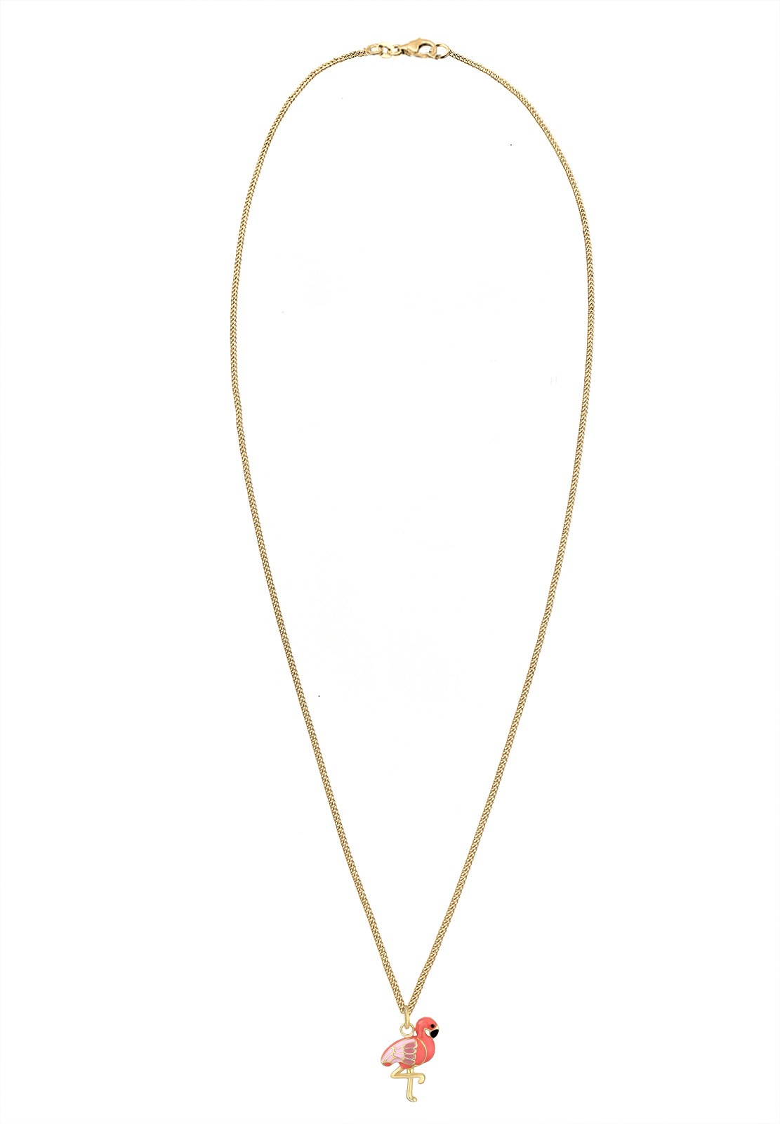 Elli Femme Pendentif Flamant Émail - (925/1000) Argent