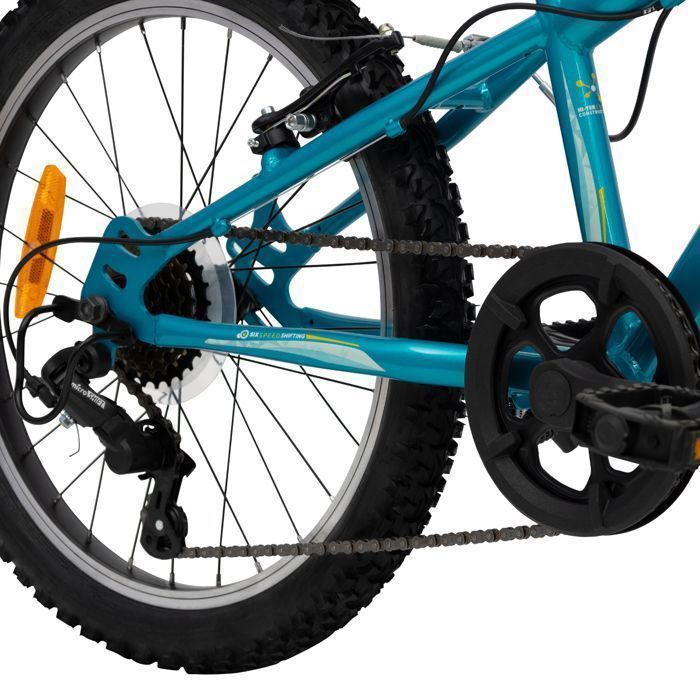 Huffy Extent 20-tuumainen lasten maastopyörä - Shimano 6-vaihteinen - 6-9-vuotiaille - Aqua Blue