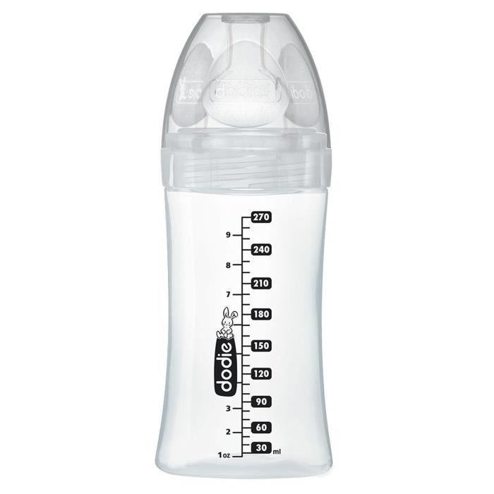 Dodie Sensation+ Anti-Kolik Glas-Babyflasche ab 0 Monaten, Paris, 270 ml