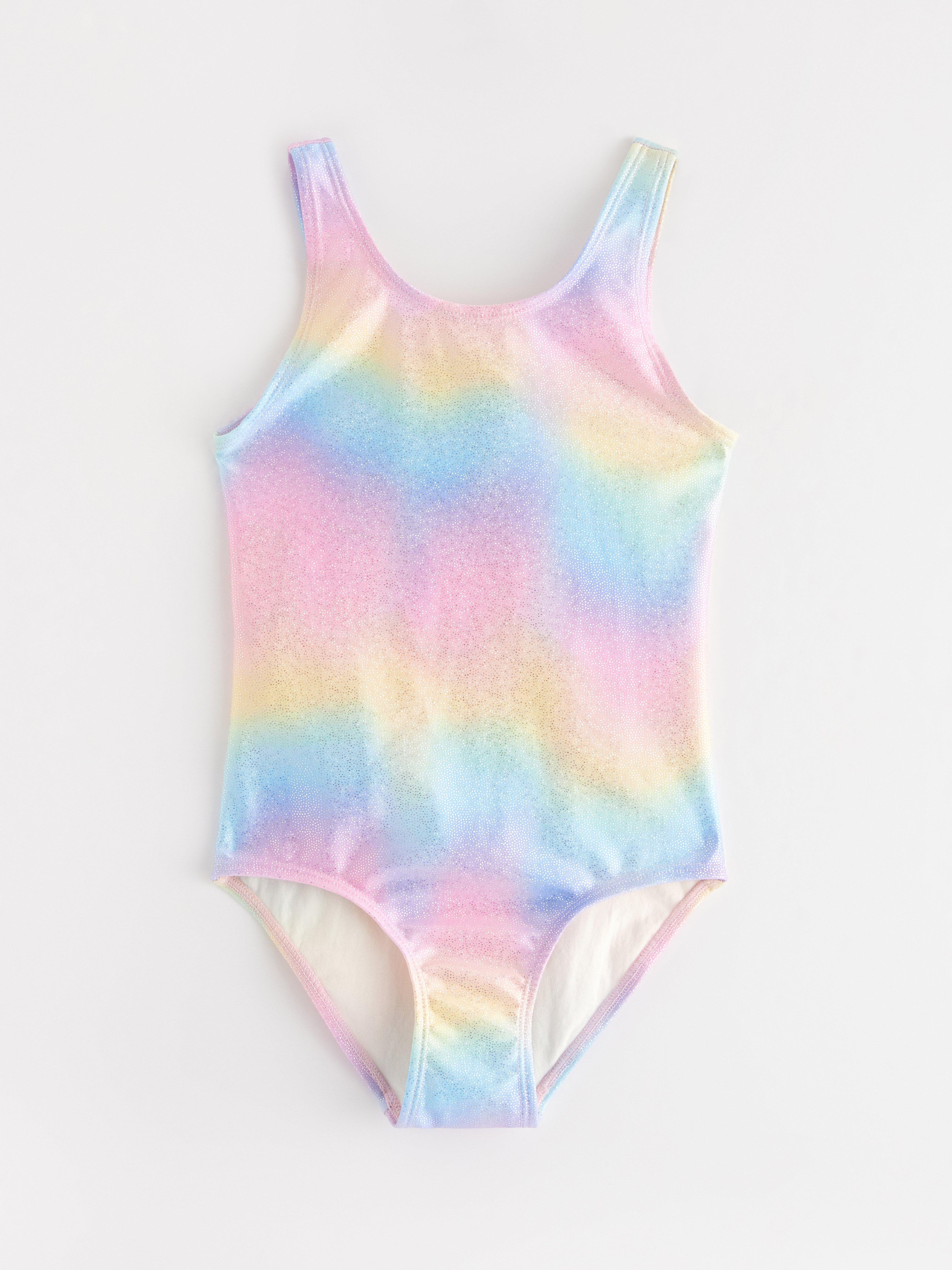 Maillot de bain scintillant rose clair