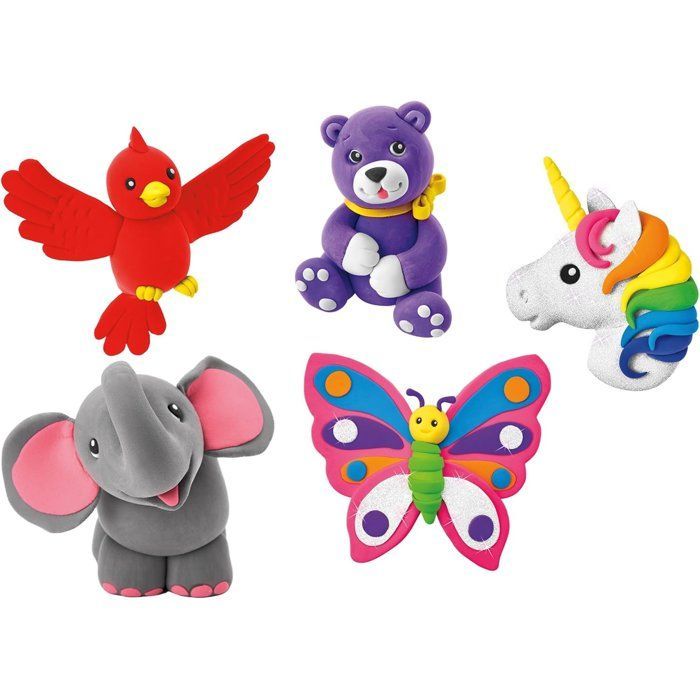 LEXIBOOK CRAZART - Massa de modelar macia e maleável - 8 peças - 3 anos