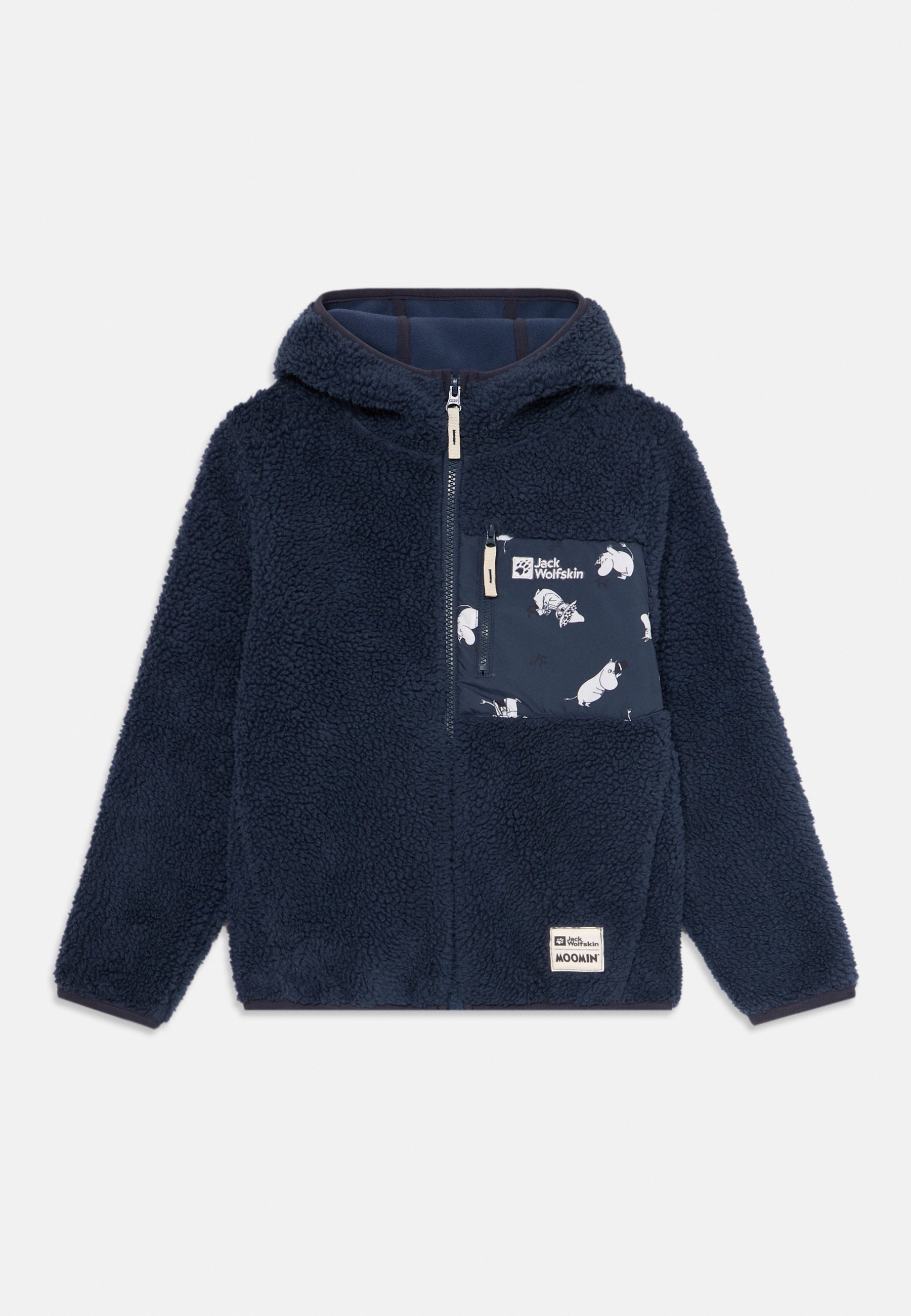 Giacca in pile Jack Wolfskin MOOMIN ICE CURL - cielo di mezzanotte