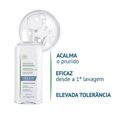 Ducray Sensinol Itching Reactive Scalps Rauhoittava Shampoo Herkälle Päänahalle 200 ml