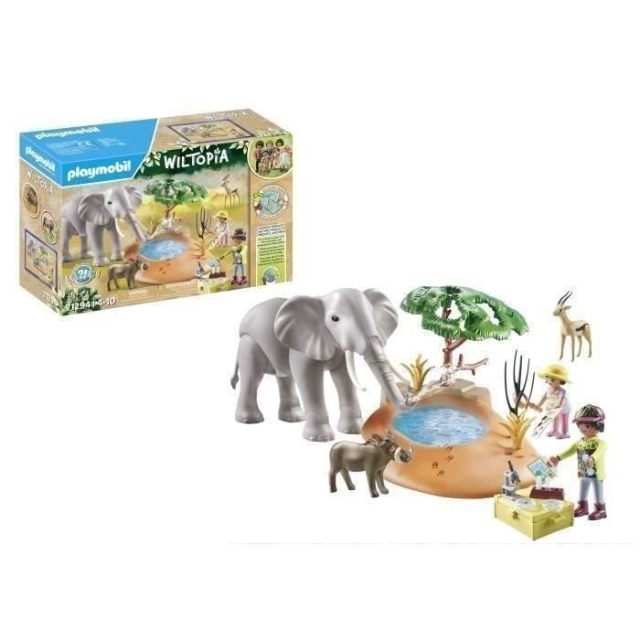 PLAYMOBIL 71294 Ontdekkers met savannedieren, Wiltopia, met 1 olifant en andere dieren, geschikt voor kinderen vanaf 4 jaar.