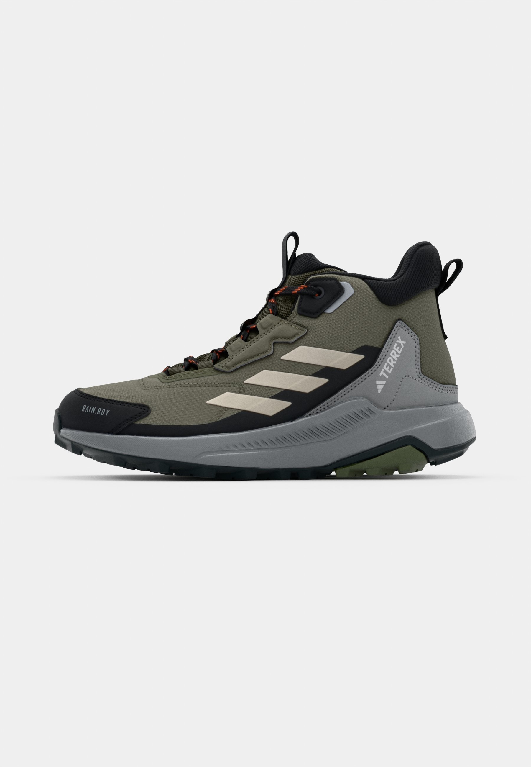 Adidas Terrex ANYLANDER MID - Wandelschoenen - olijfgroen, strata beige, core black