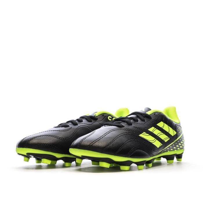 Scarpe da calcio Adidas Copa Sense da ragazzo, nere/gialle