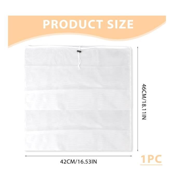 Sacchetti filtro riutilizzabili a maglia fine per la preparazione del caffè, varie misure, in poliestere resistente, con coulisse, filtro permanente per caffè.