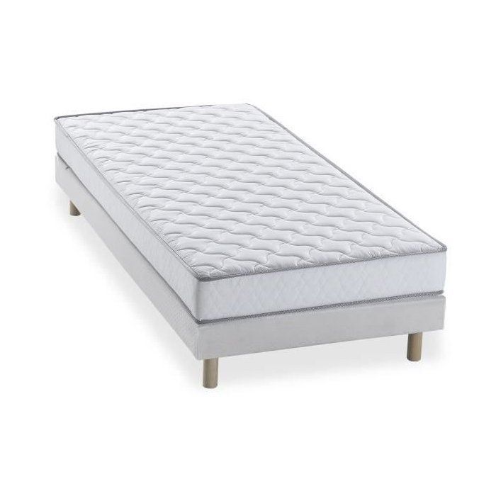 Slaapklaar pakket: Matras 90x190 cm + Bedbodem + Dekbed + 1 kussen 60x60 cm - 14 cm - DEKO DREAM TOP