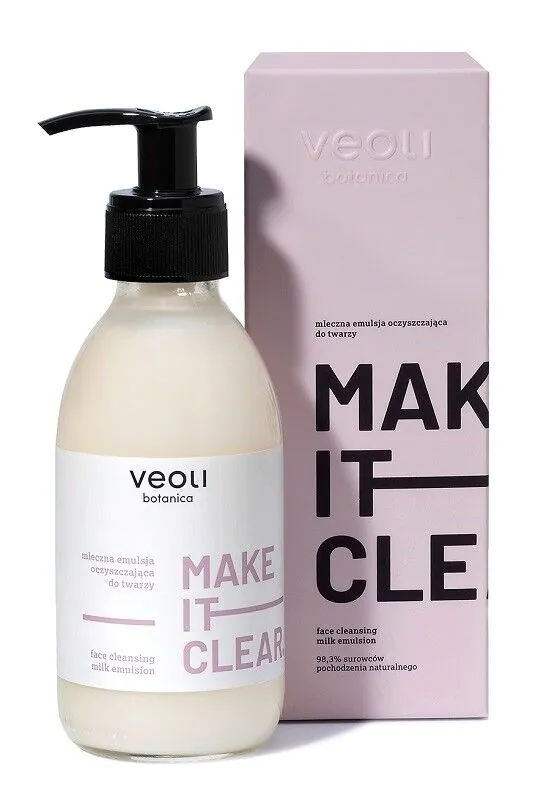 Veoli Botanica Make It Clear Mleczna emulsja oczyszczająca do twarzy