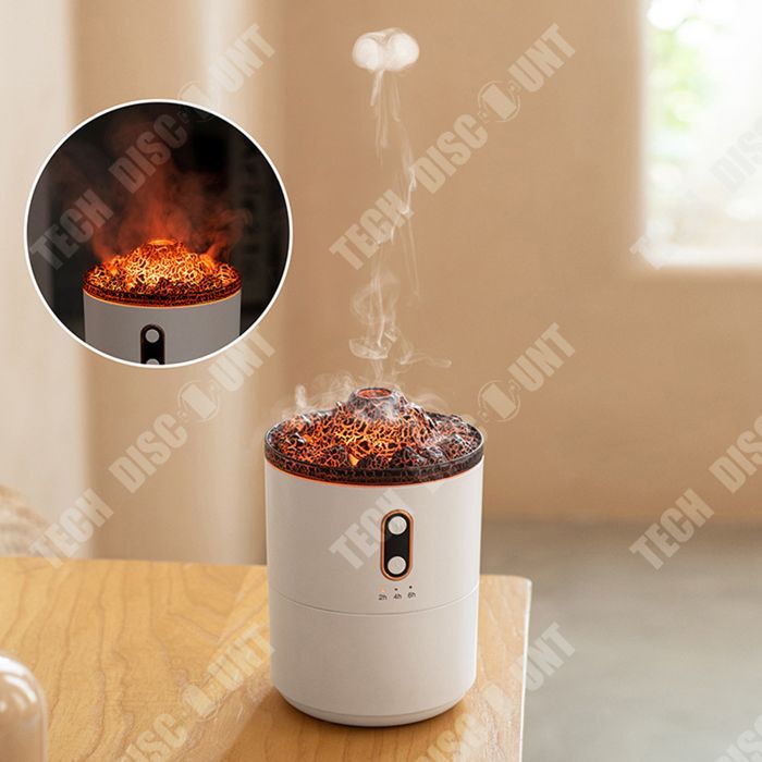 Humidificador - DESCUENTO TECNOLÓGICO - Llama TD® - Aromaterapia - Purificación del aire - Temporizador
