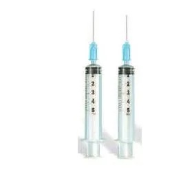Sicherheitsspritze 5 ml, 23-G-Kanüle, Nr. 16, zentraler Konus, 1 Stück