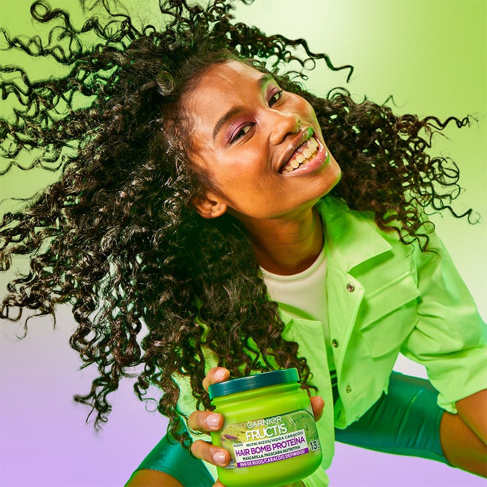 Fructis Nutri Curls Hair Bomb proteinska maska za kosu Proizvodi za kovrčavu kosu