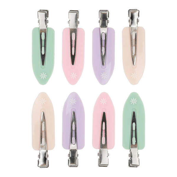 Brushworks haarclips zonder vouwen (verpakking van 8)