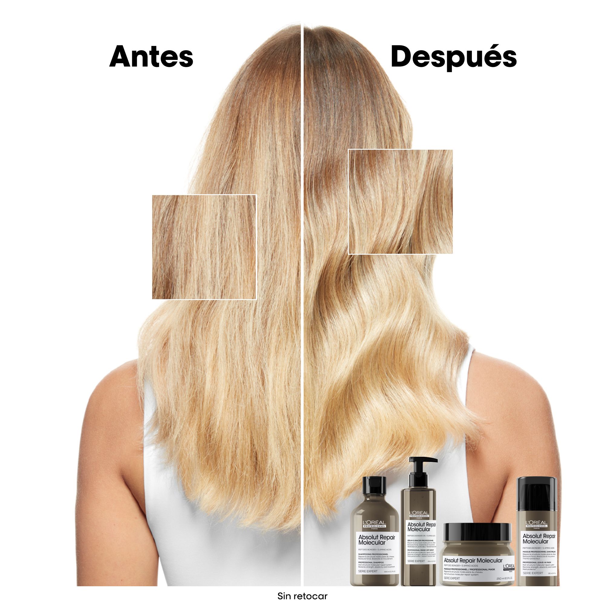 Serie Expert Absolut Repair Molekularna maska Profesionalne frizerske maske