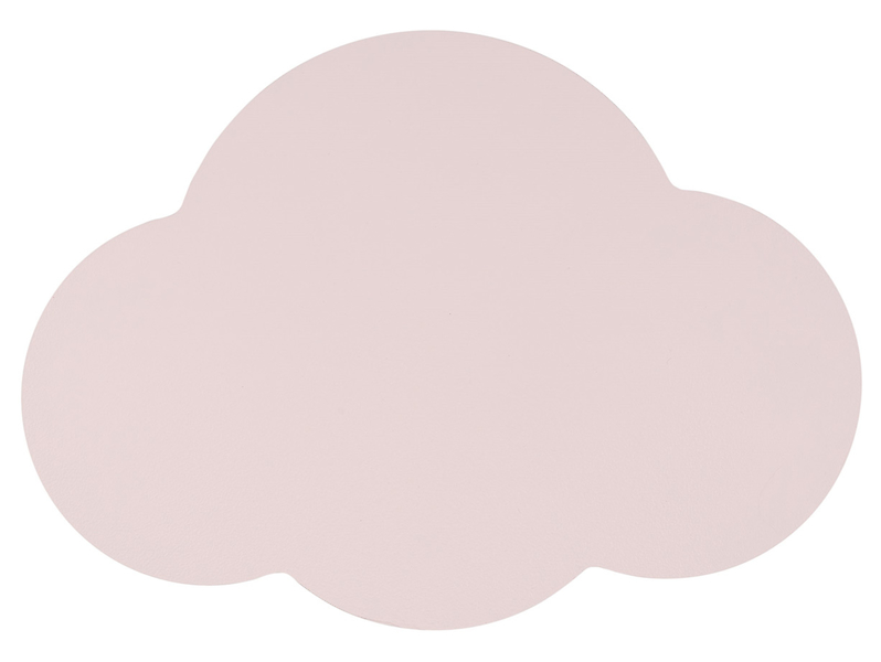 Kinkiet dziecięcy Cloud metalowy różowy