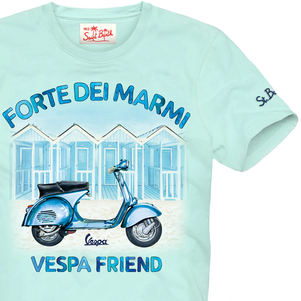 Kinder T-shirt van katoen met Vespa-print | Vespa® Special Edition