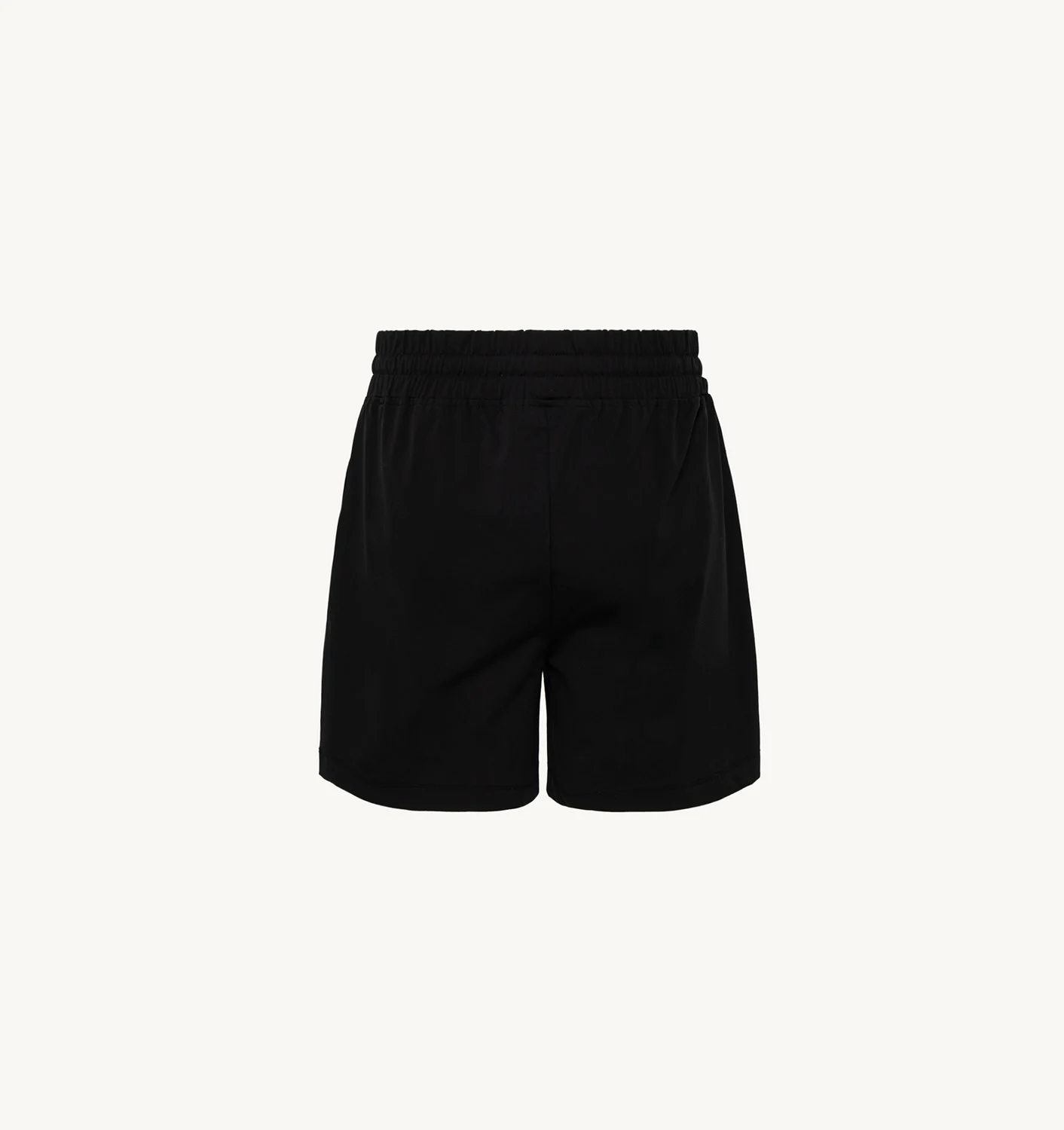 PANTALONI ȘORT DE TENIS NEGRI CU BRINDURI CONTRASTANTE