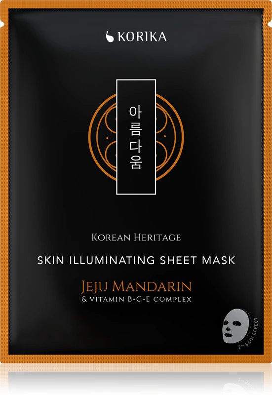 KORIKA Korean Heritage Jeju Mandarin & Vitamin BCE Complex Rozjasňující pleťová maska