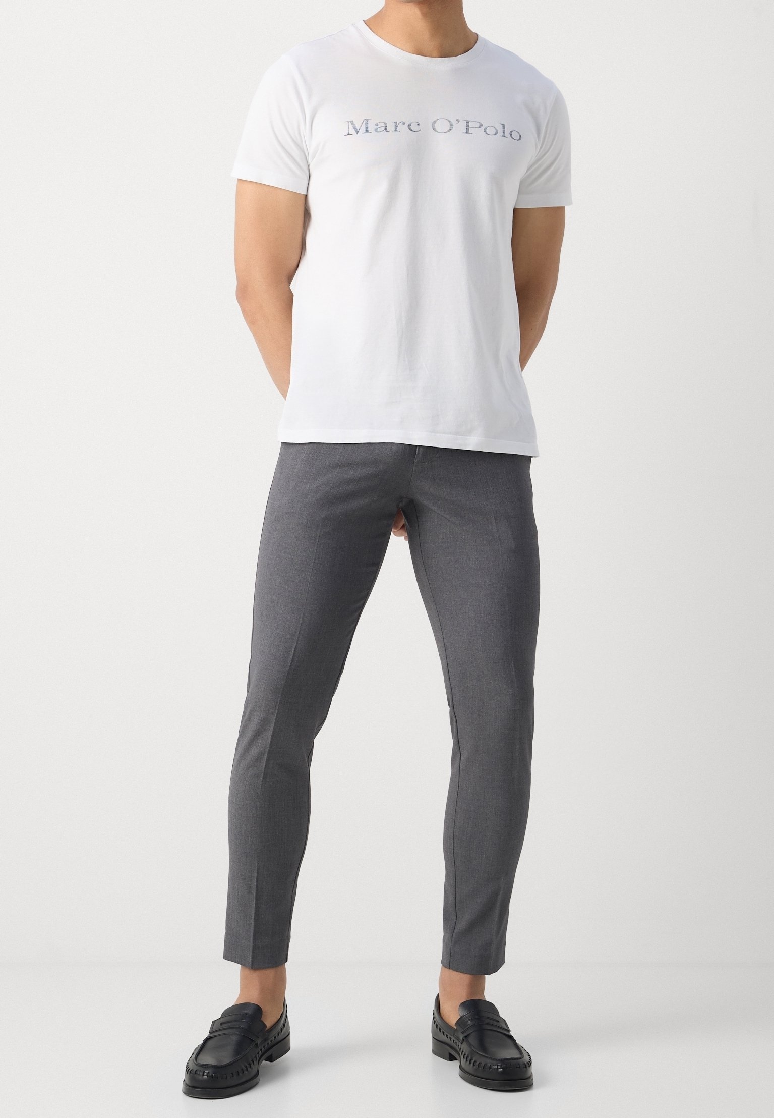 Lindbergh Chino's - gemêleerd grijs