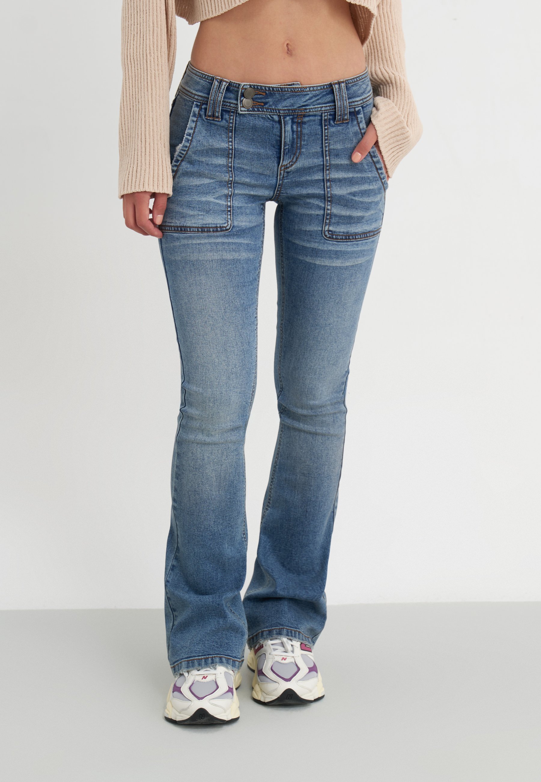 Even&Odd Bootcut jeans - blauwe denim