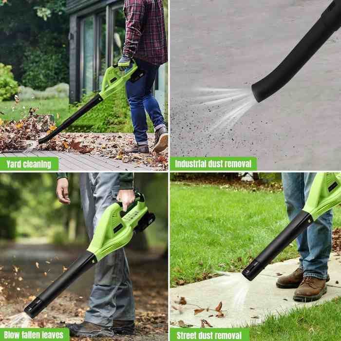 3000W 21V Cordless Leaf Blower - Turbo 240 km/h, 2 Speeds, 2 x 1.5Ah Batteries