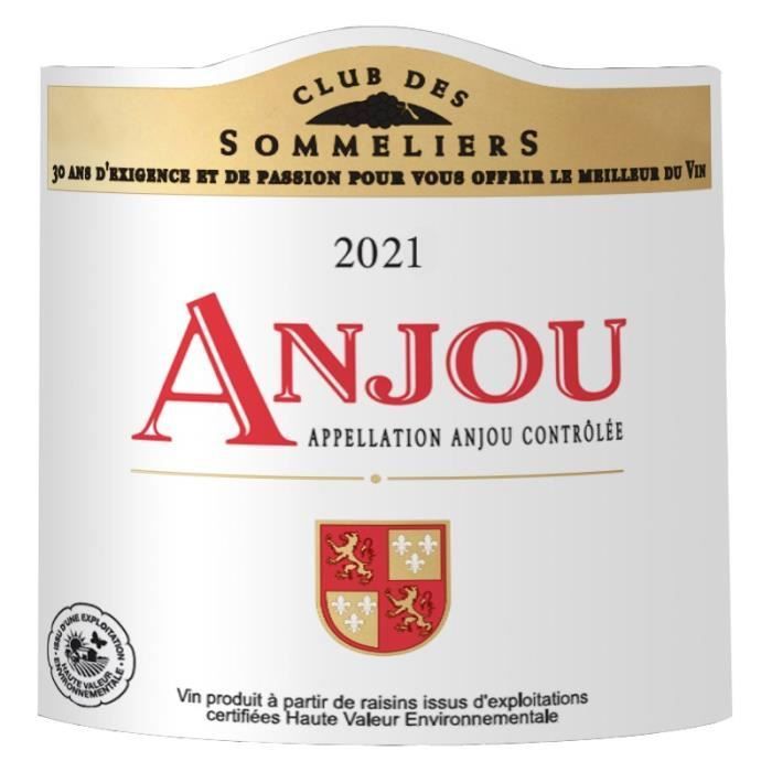 Club des Sommeliers 2021 Anjou - Rode wijn uit de Loire