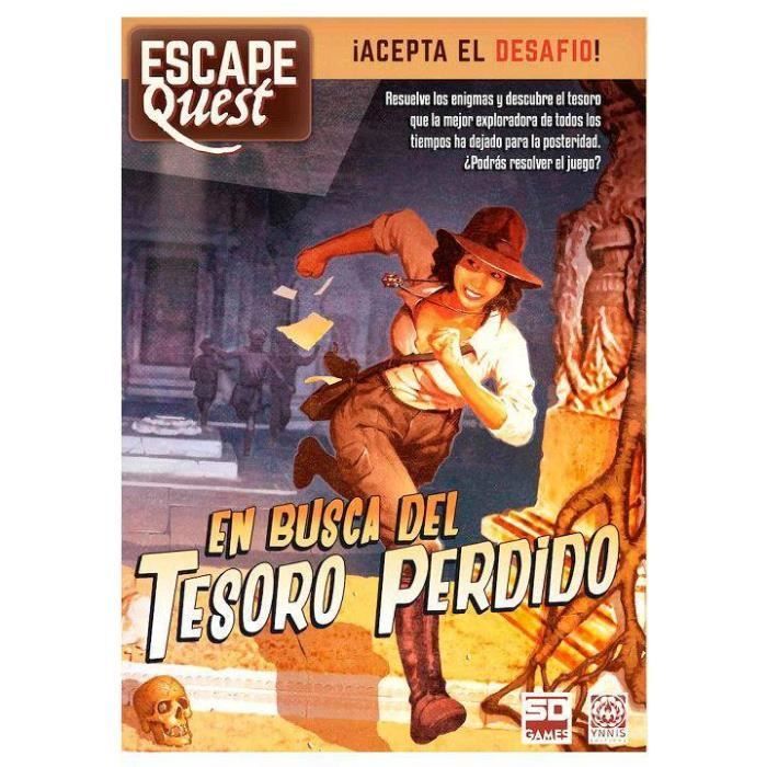 Escape Quest – En Busca del Tesoro Perdido (librojuego, español) - mayores de 12 años