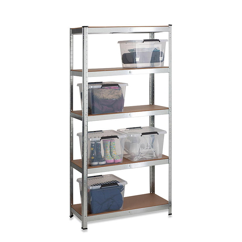 Libreria Work Steel 180 x 90 x 40 cm, 5 ripiani